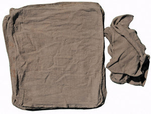 (54579) Seconds low end bordered cotton gray shop towel