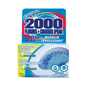 2000 Flushes toilet bowl cleaner with bleach  (12 x 100g)
